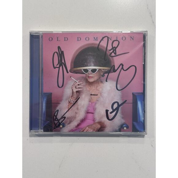 Old Dominion Band Signed 2025 Barbara Album Cover Booklet CD – COA #4
